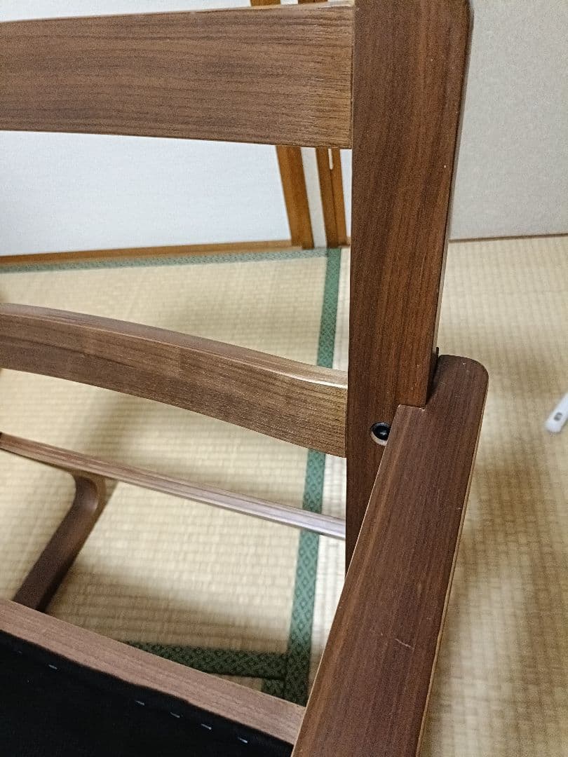 無印良品 リビングでもダイニングでもつかえるソファチェア ウォールナット