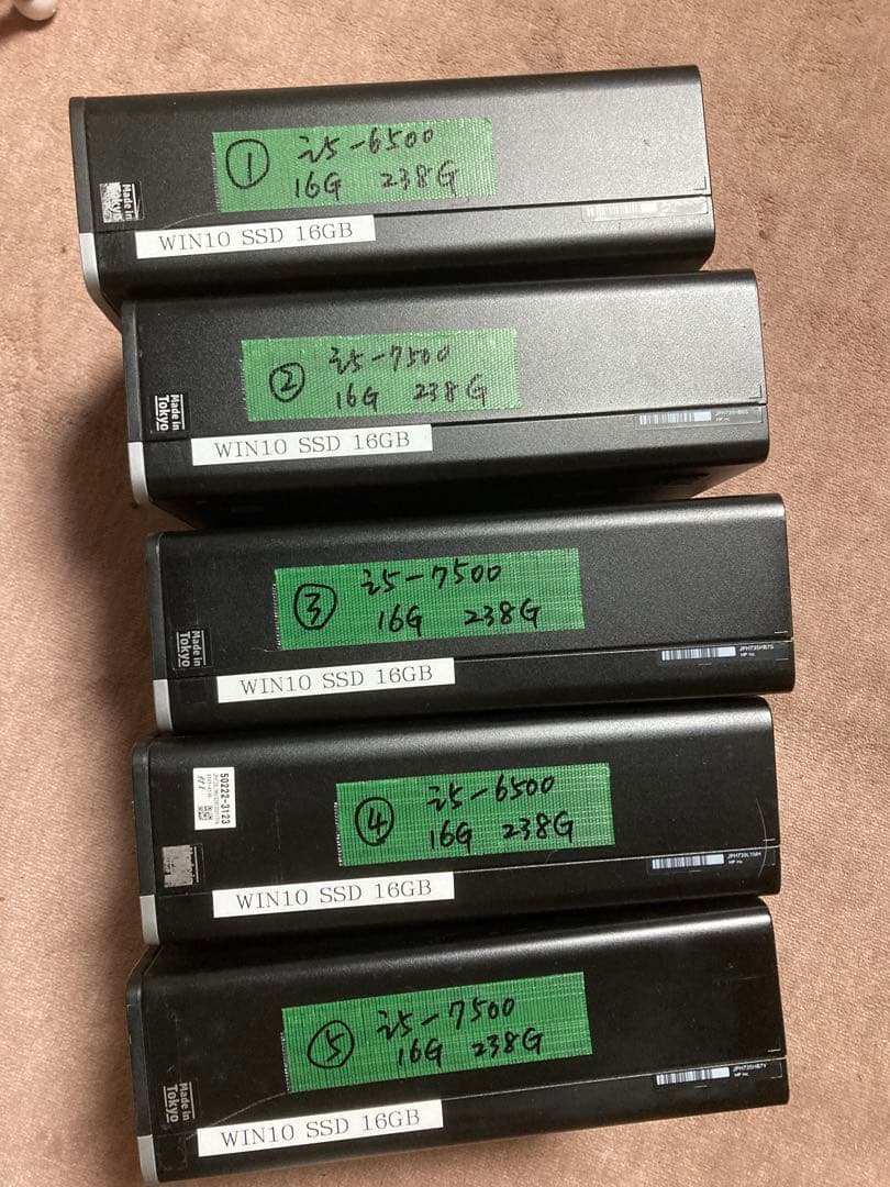 【tomoyapupupu】HP ProDesk 600 G3 SFF5台