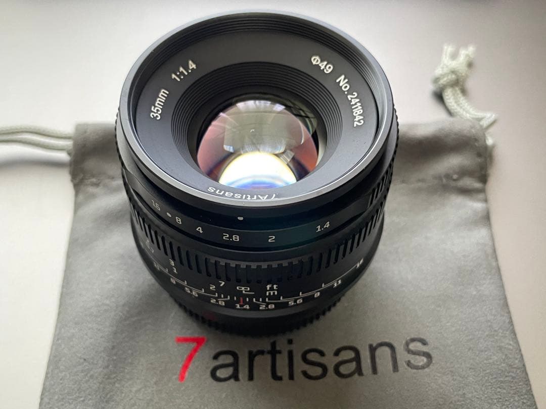 7artisans 35mm F1.4 II Xマウント