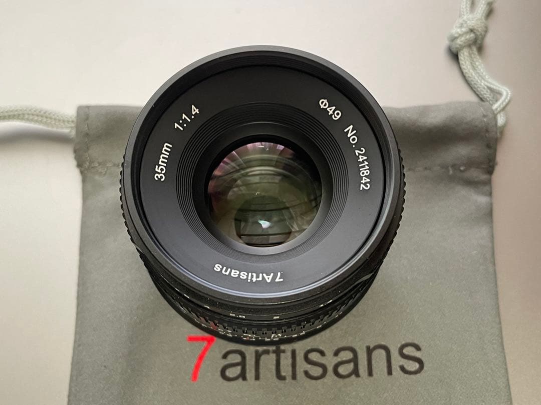 7artisans 35mm F1.4 II Xマウント