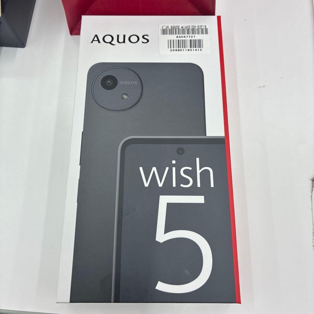 毎日値下げ！AQUOS wish 5 ブラックSIMフリー　まとめ買いでお得に！