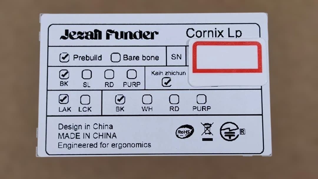 【ケース付】Cornix LP 分割 無線キーボード｜VIAL対応｜技適｜即発送