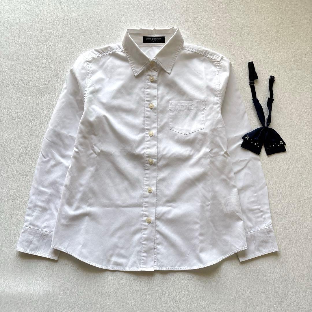 美品✨ポンポネット　フォーマル スーツ M 150 定番 卒服 受験 面接