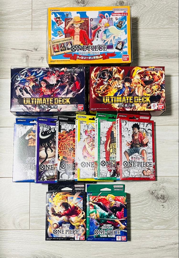 ワンピースカードゲーム デッキ 11点セット 新品未開封品
