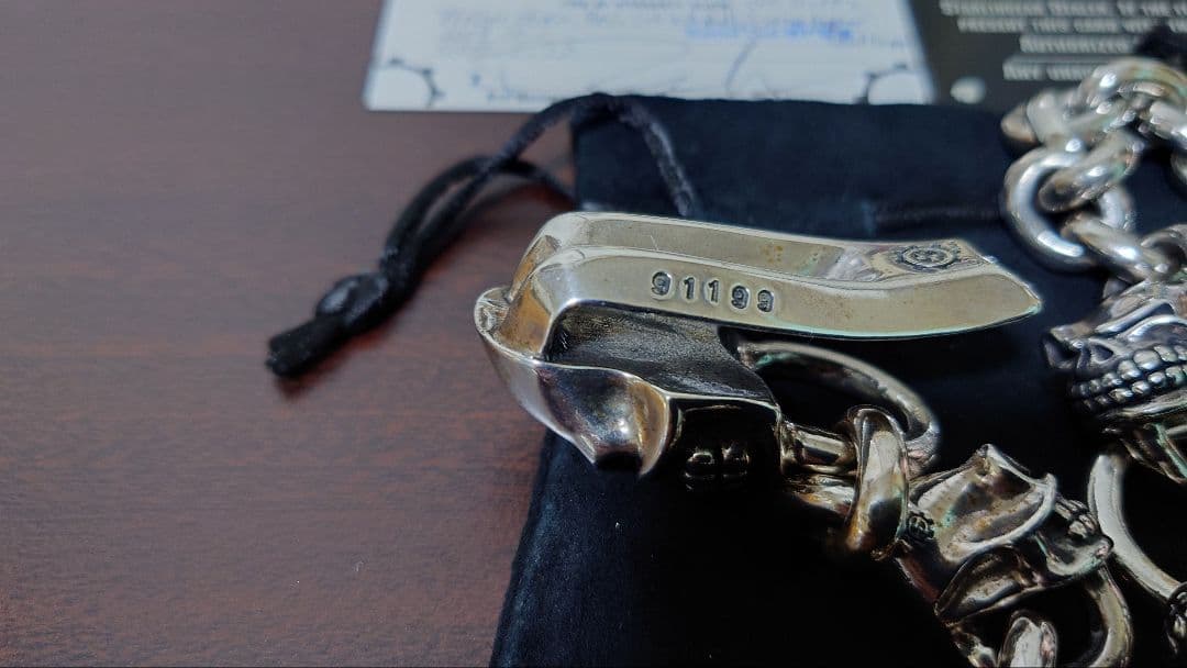 【メイプルトースト】スターリンギア スカル ウォレットチェーン