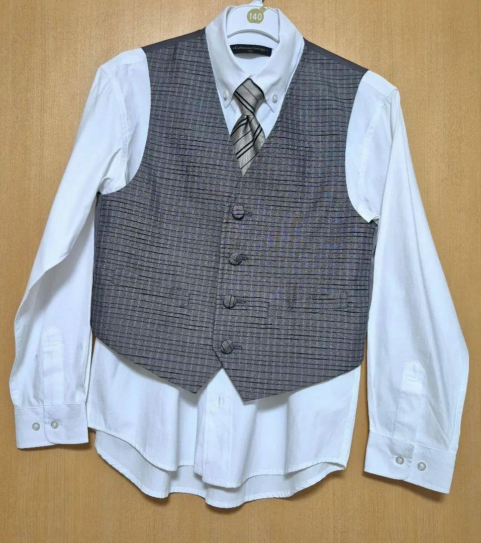 キャサリンコテージ 男の子 140 フォーマル スーツ 卒業式 黒 ★美品★