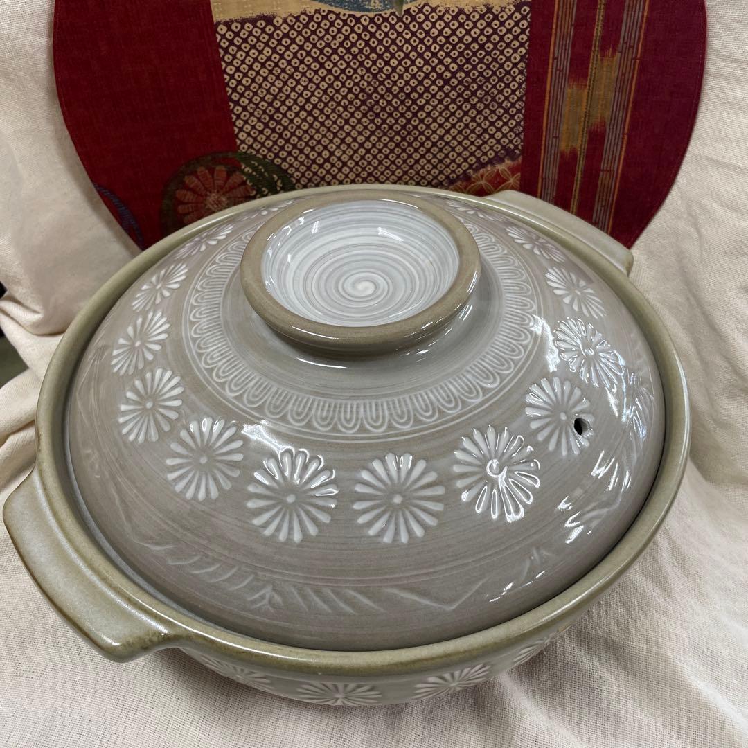 IH・直火・ラジエントヒーター使用可能　日本製　土鍋　10号