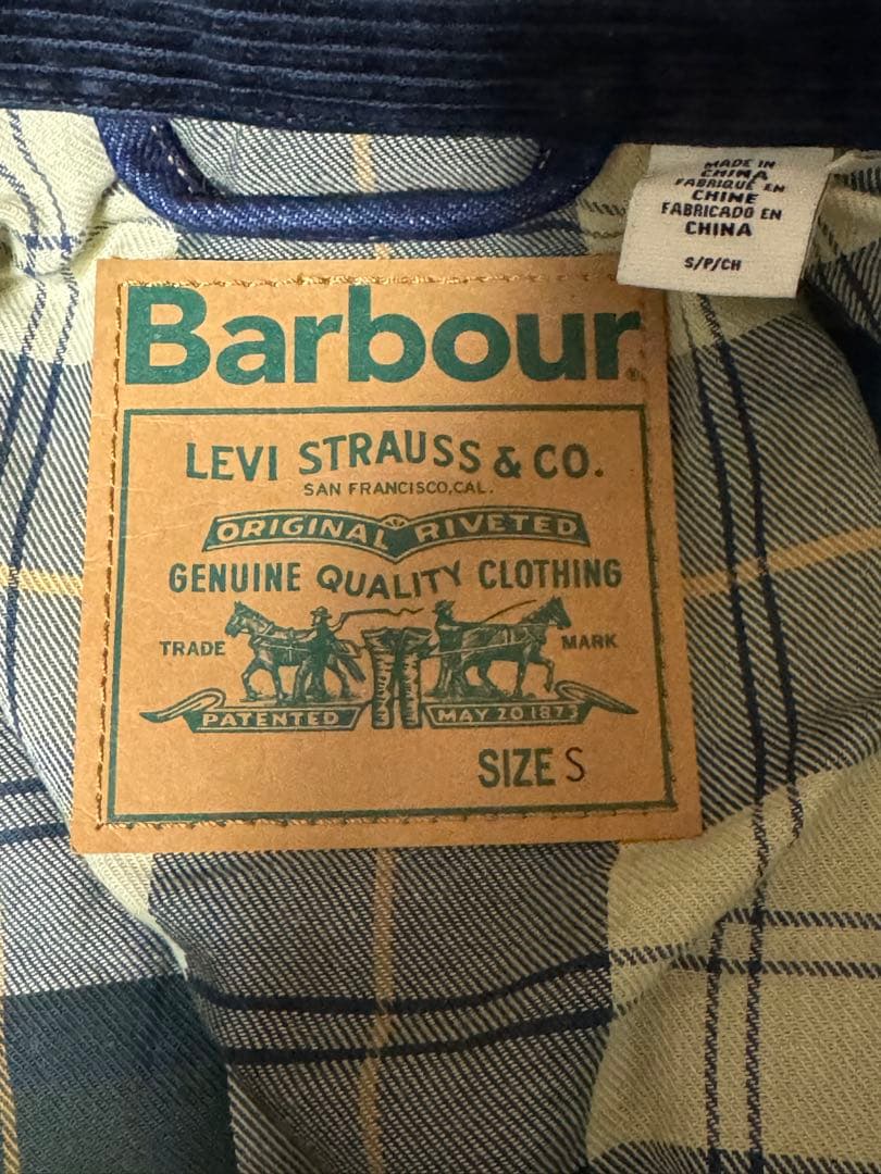 Barbour × Levi's bedale ビデイル バブアー リーバイス