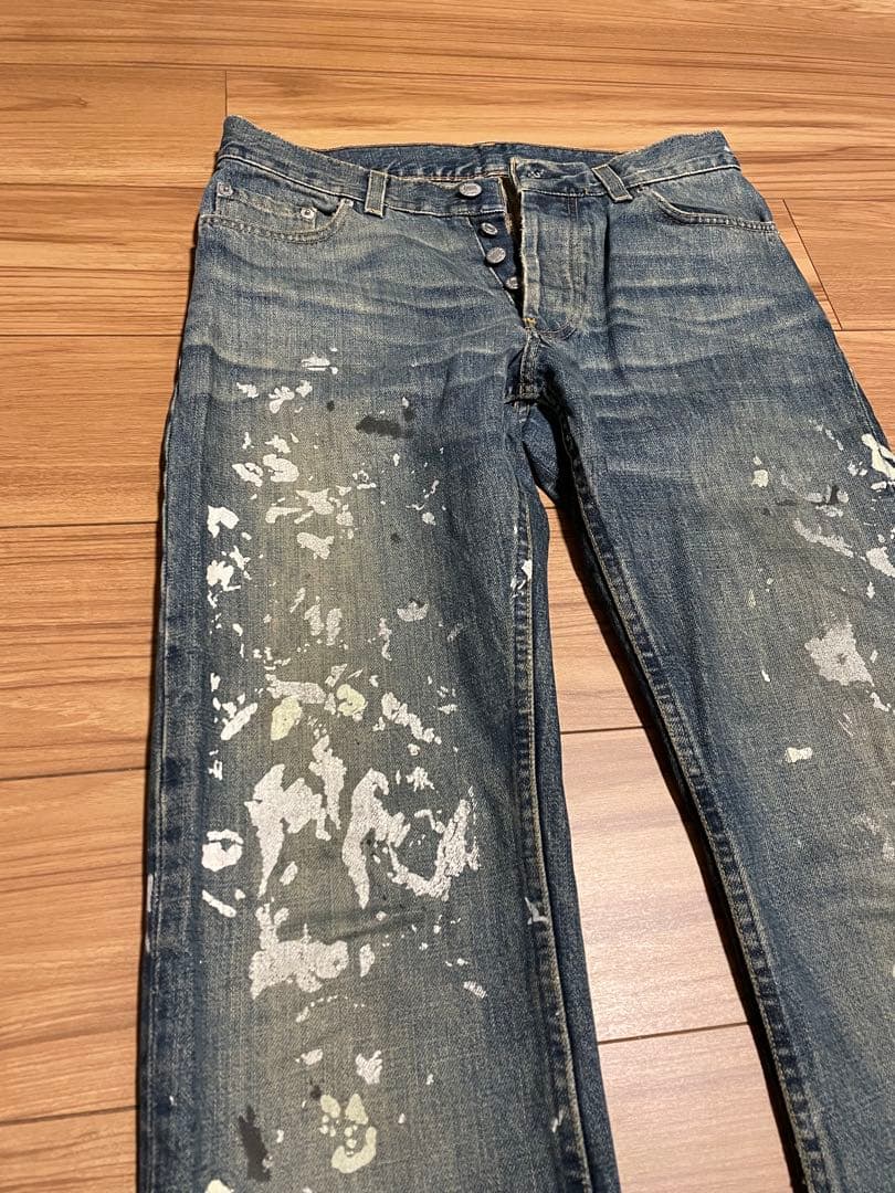 ヘルムートラング helmut lang ペンキ デニム ジーンズ