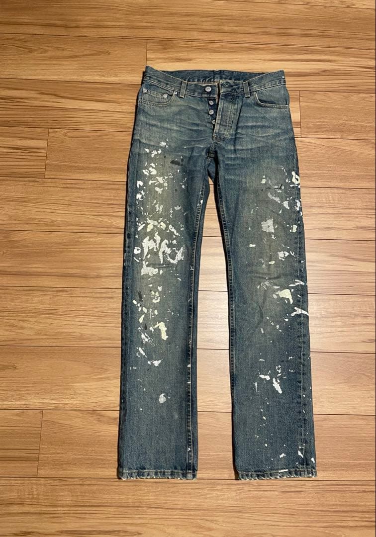 ヘルムートラング helmut lang ペンキ デニム ジーンズ