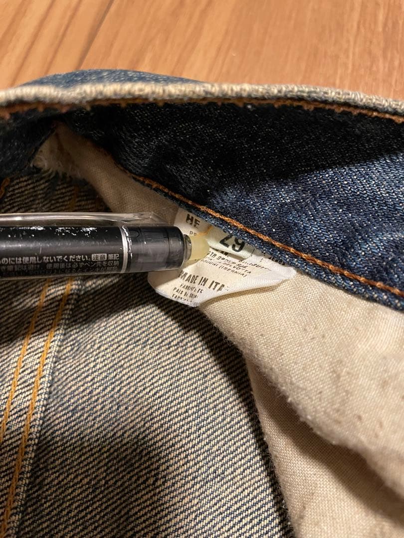 ヘルムートラング helmut lang ペンキ デニム ジーンズ