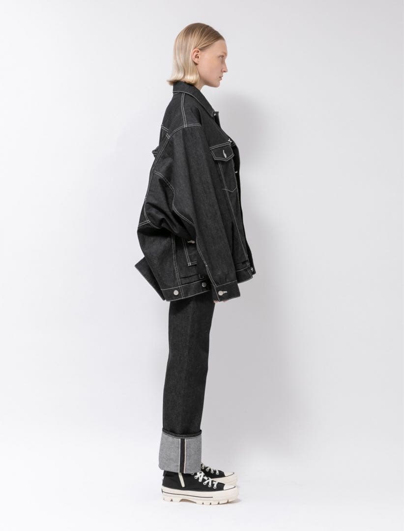 beautiful people デニムジャケット　ブラック