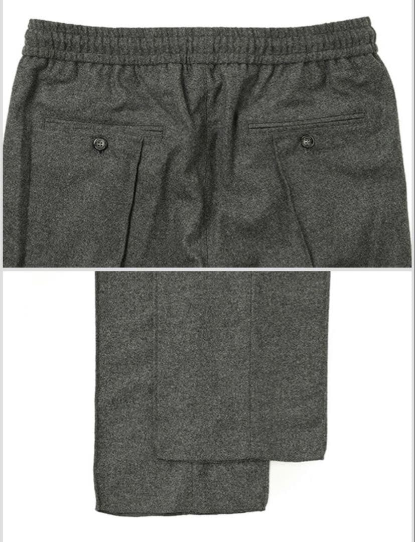 新品【干場義雅×菅原靴店】giabsarchivio前後永久クリースパンツ46