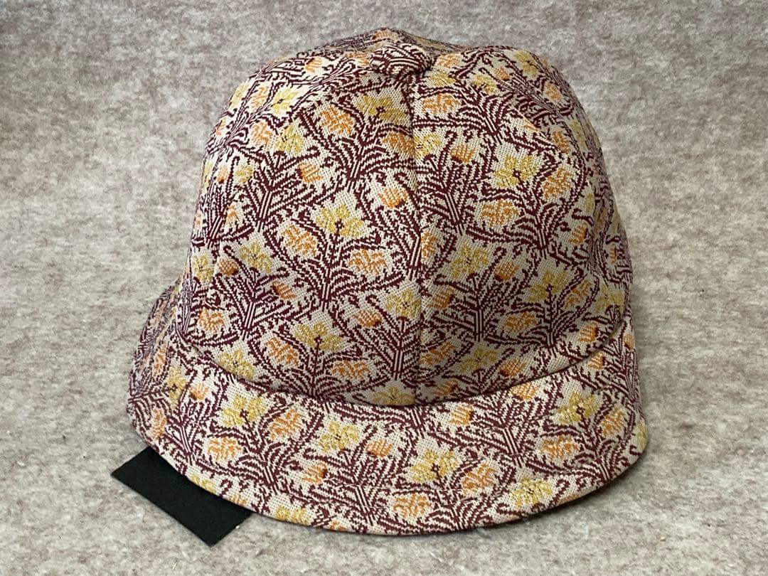 タグ付き Needles ニードルス 総柄 花柄 蝶 バケット ハット Lサイズ