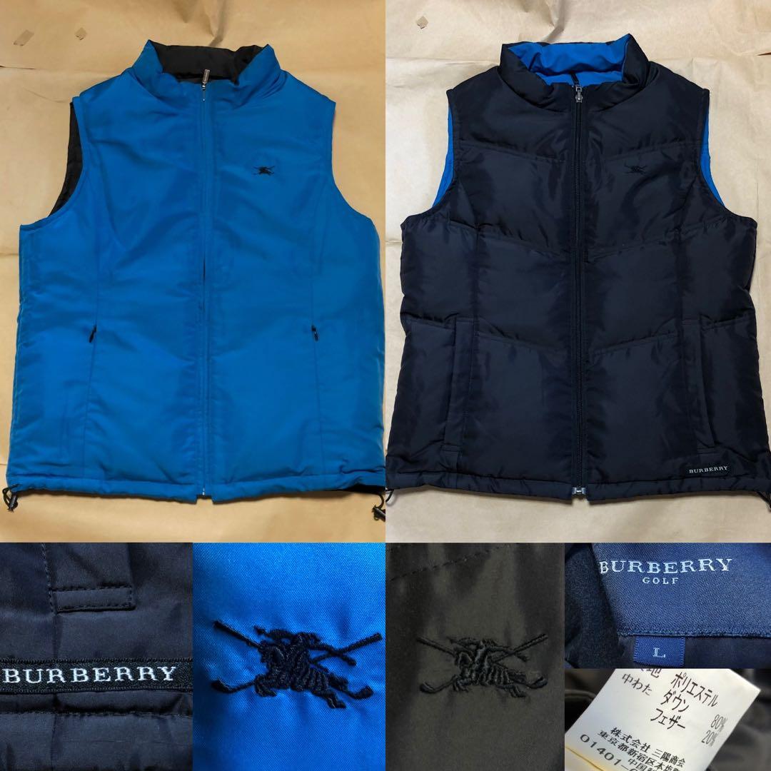 BURBERRY GOLF バーバリー ダウンベスト リバーシブル 三陽商会