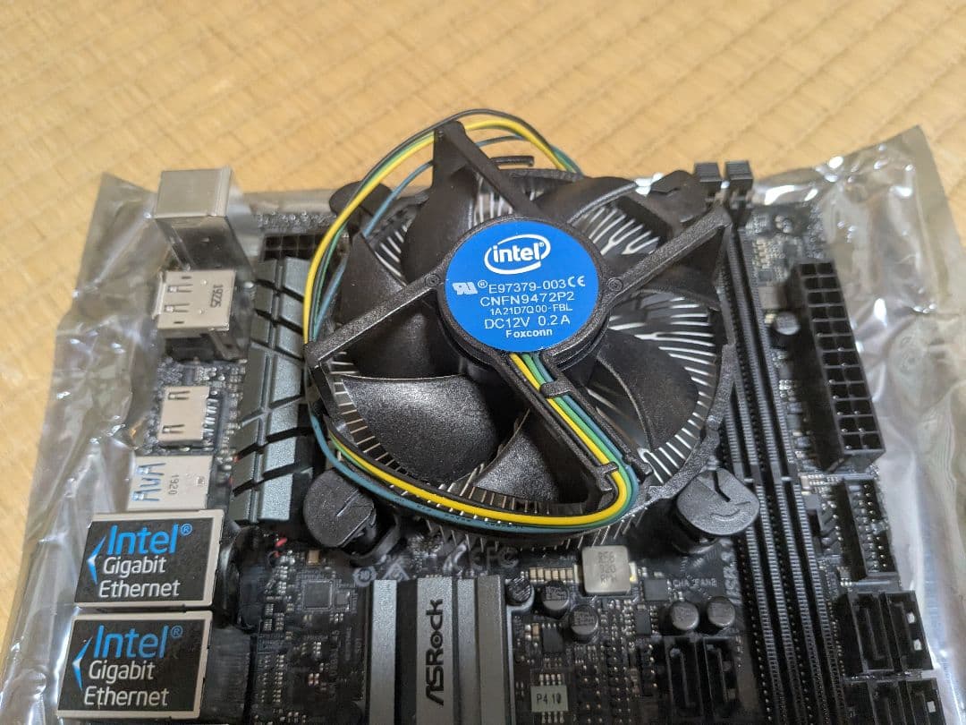ASRock Z390M-ITX/ac + corei5 9400F セット