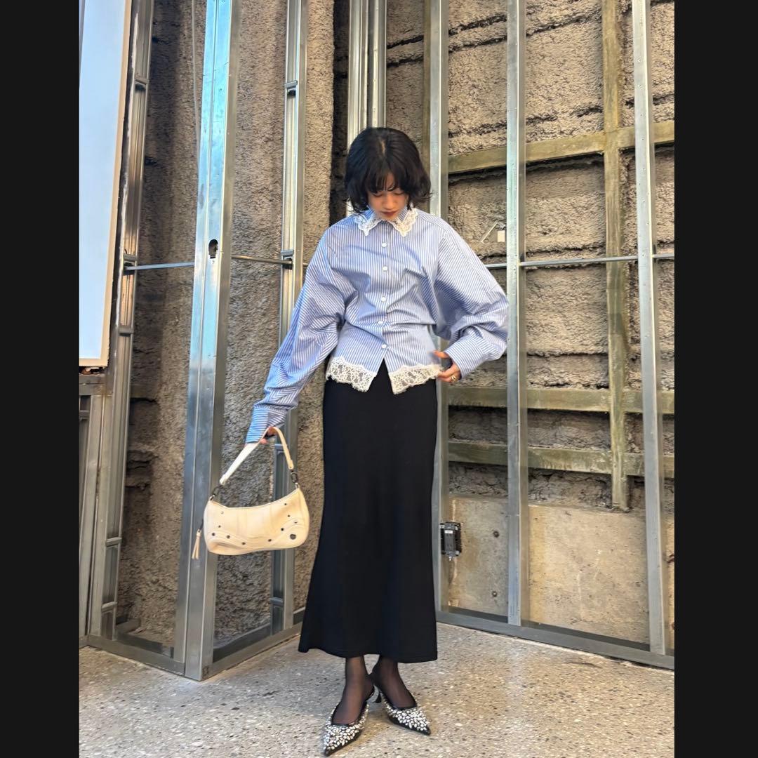 AKIKOAOKI / Hanna-02 /ストライプシャツ