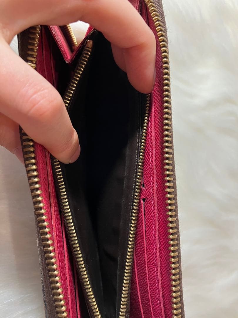 Xmasプレゼントに◎Louis Vuitton モノグラム 長財布ピンク内装⭐︎