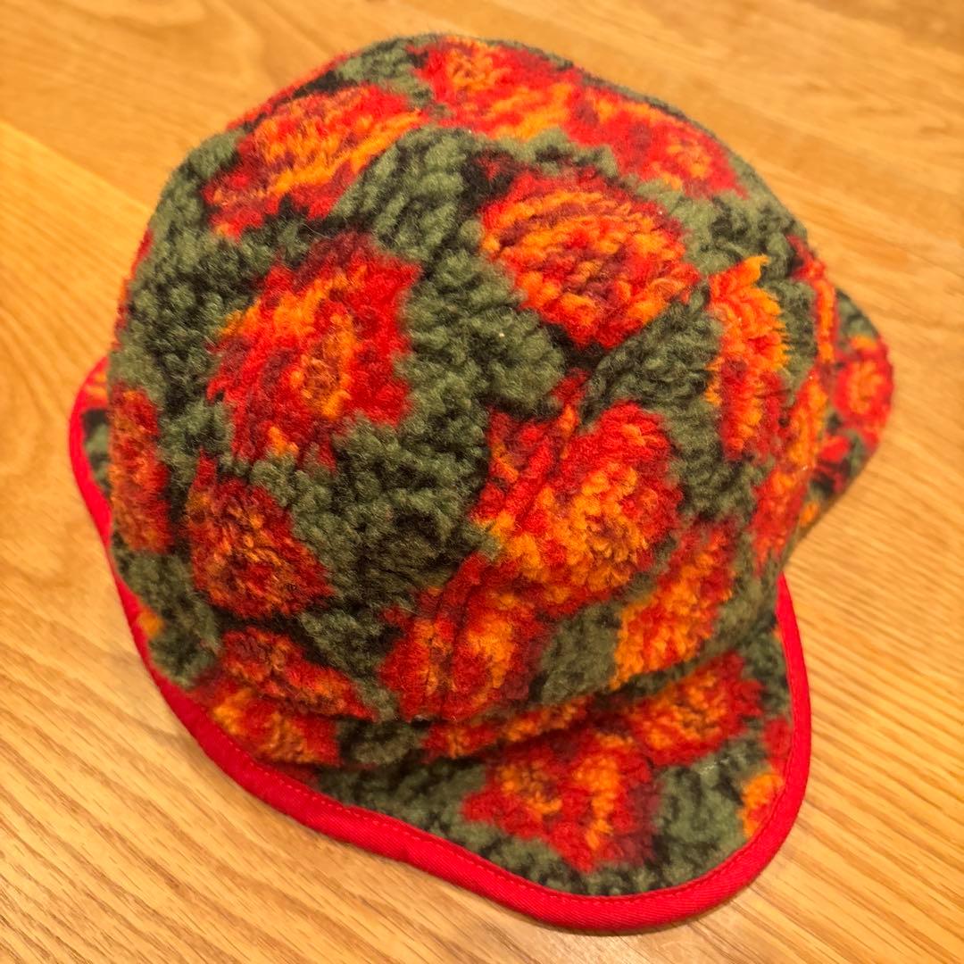 Supreme Roses Sherpa Fleece Camp Cap美品