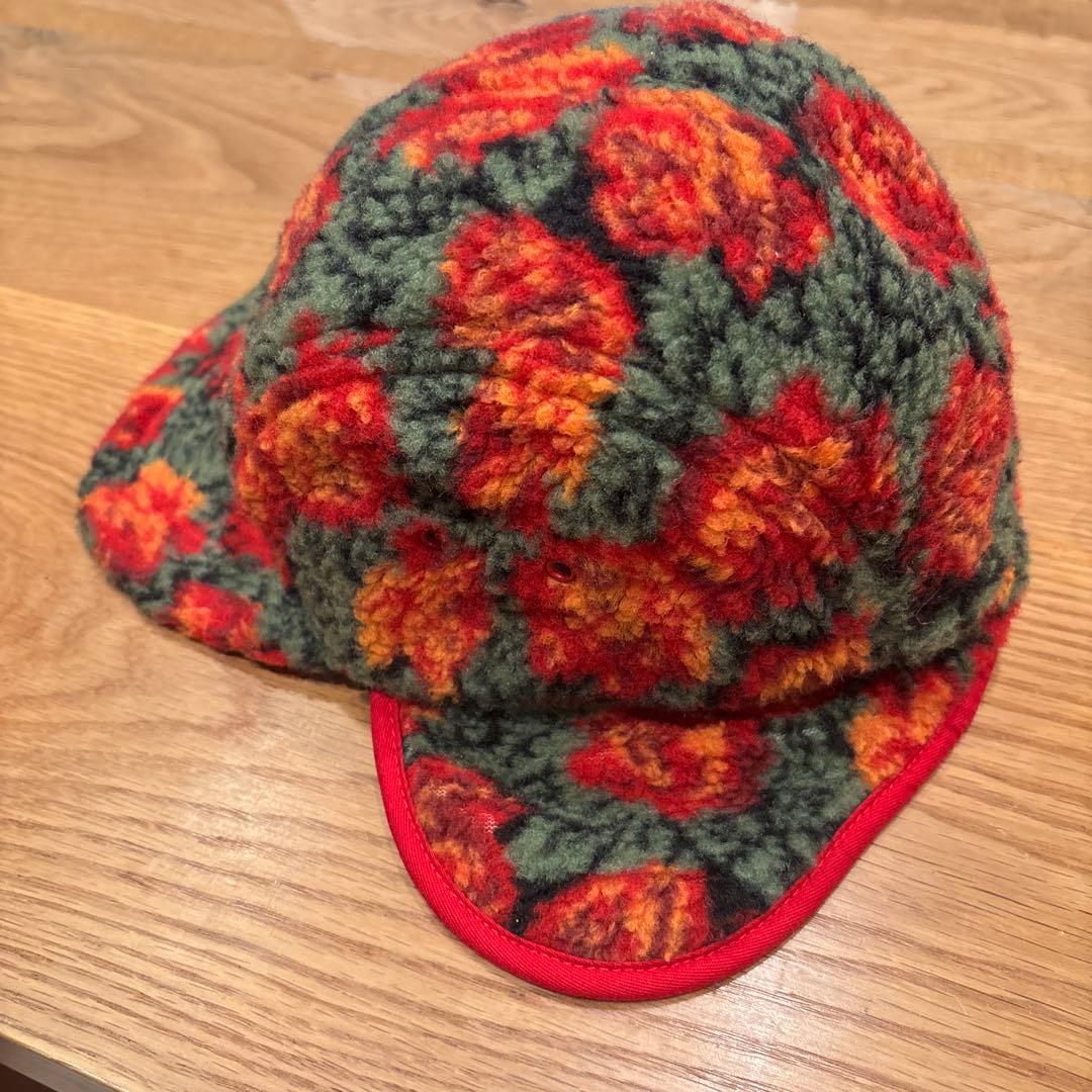 Supreme Roses Sherpa Fleece Camp Cap美品