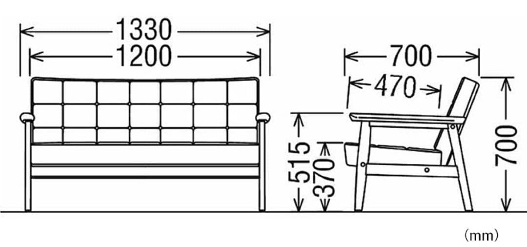 M*c様 【美品・送料込】カリモク60 Kチェア 2シーター モケットグリーン