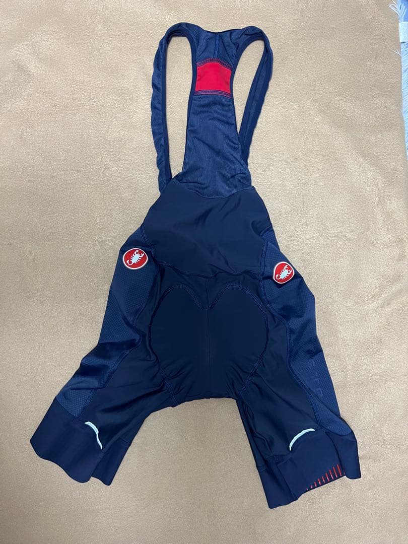 CASTELLI COMPETIZIONE ネイビー ビブショーツ M サイズ