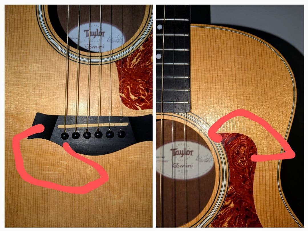 Taylor GS MINI アコースティックギター 専用ハードケース付