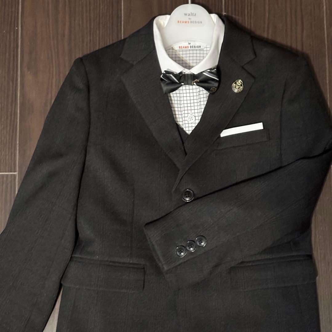 130・ベスト付き✴︎Waltz by BEAMS DESIGN　フォーマルスーツ