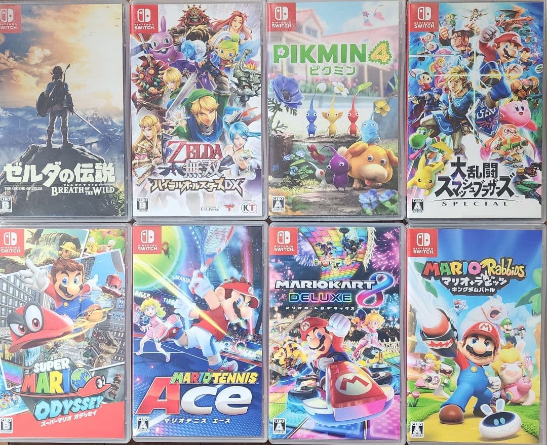 Switchソフト スマッシュブラザーズ等 18本 まとめ売り