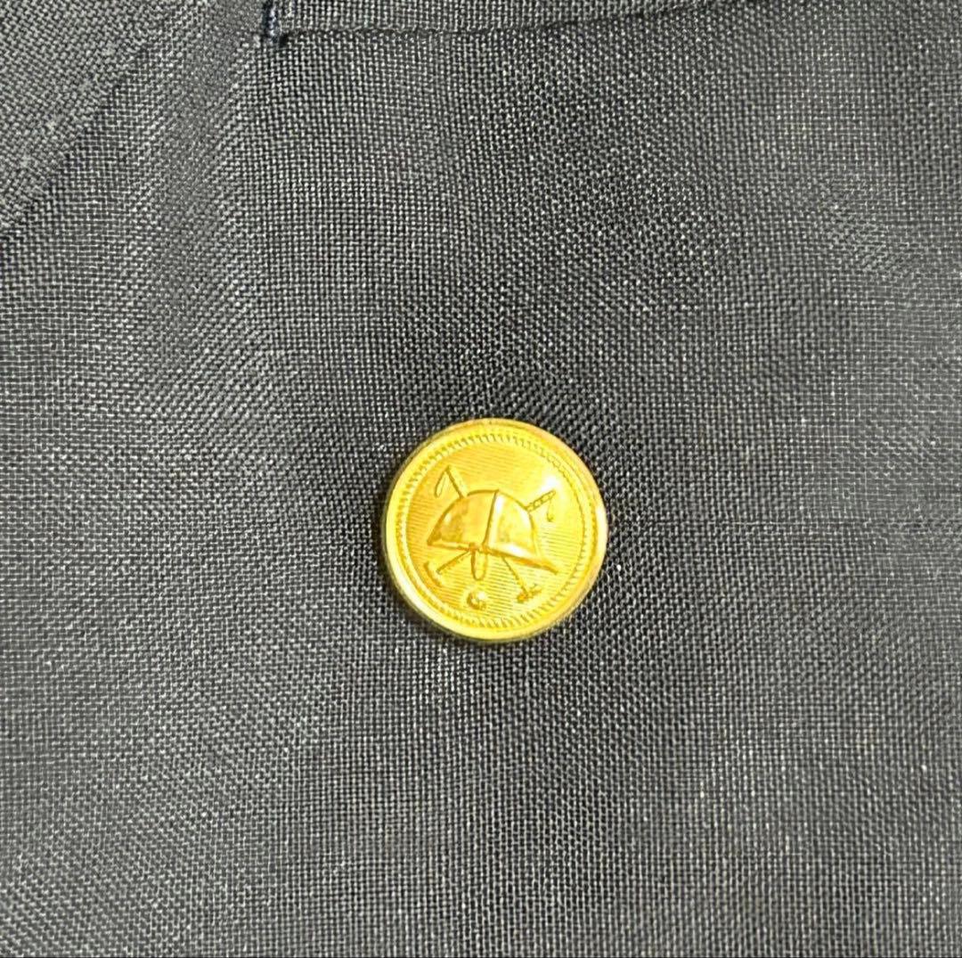 ポロ ラルフローレン 紺ブレザー ダブルジャケット 金ボタン L相当