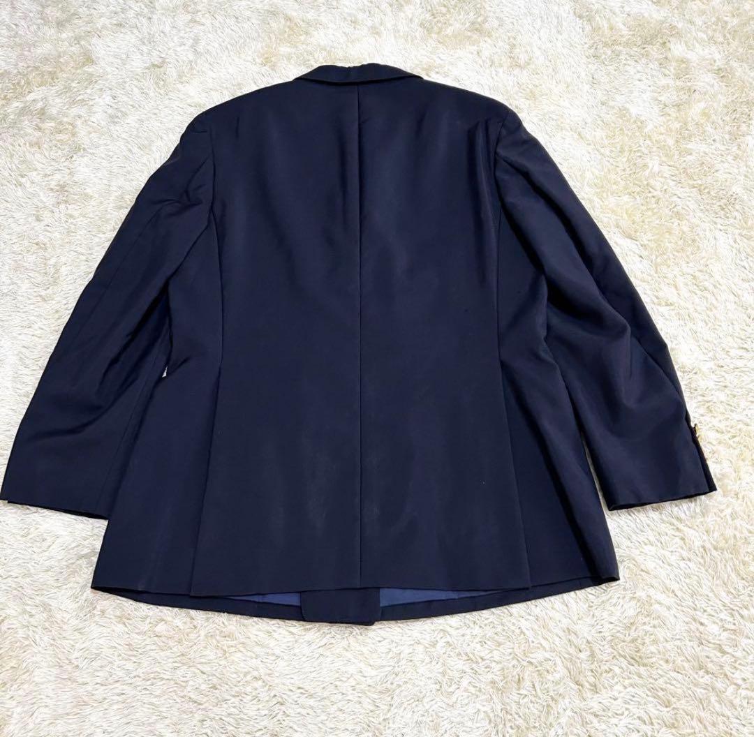 ポロ ラルフローレン 紺ブレザー ダブルジャケット 金ボタン L相当
