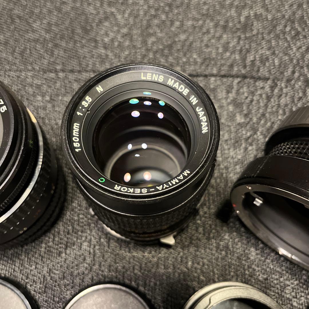 マミヤ80mm マクロ 、150mm レンズ GFX・L・Z UMSアダプター