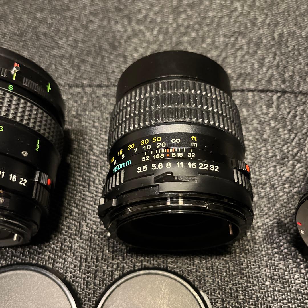 マミヤ80mm マクロ 、150mm レンズ GFX・L・Z UMSアダプター