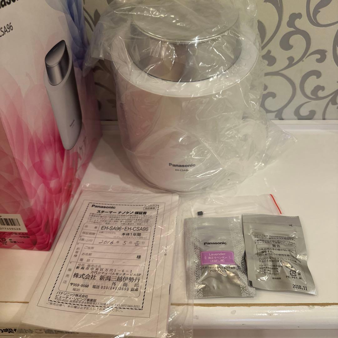 Panasonic スチーマー　ナノケア　EH-CSA96
