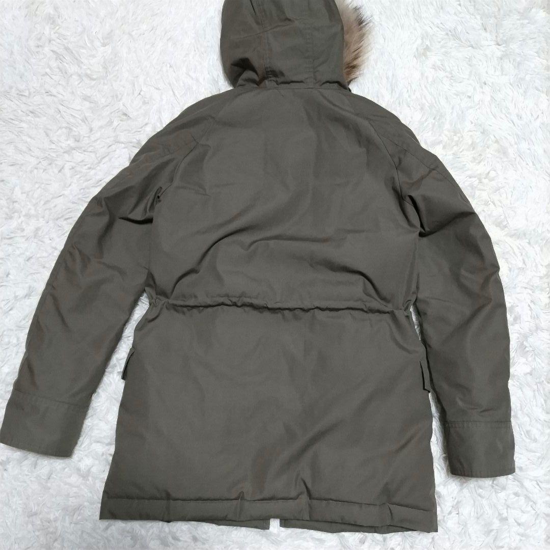 美品　ナノユニバース　西川ダウン　ダウンジャケット　ラクーン　着脱可　N-3B