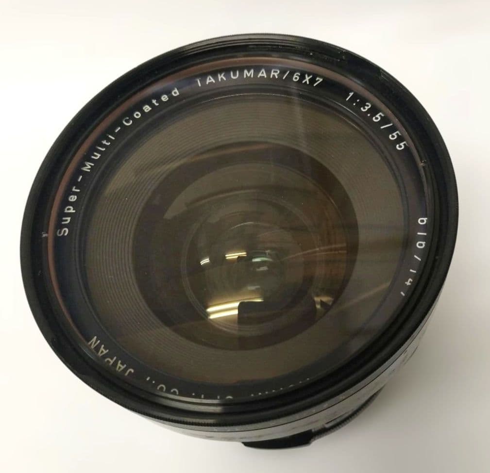 じ*行様 ペンタックス67用　TAKUMAR/6✕7 1:3.5/55　ファイン