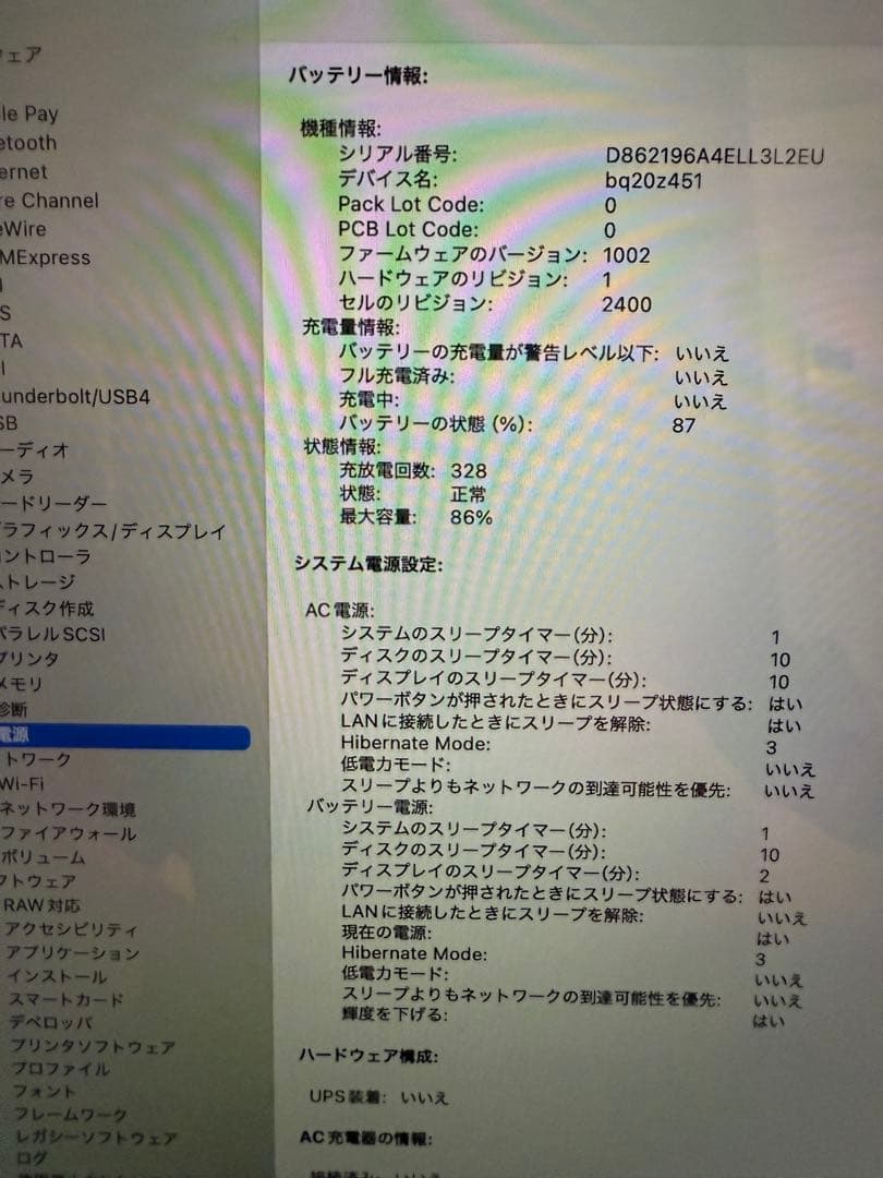 中古MacBook Pro 2022/M2 13インチ