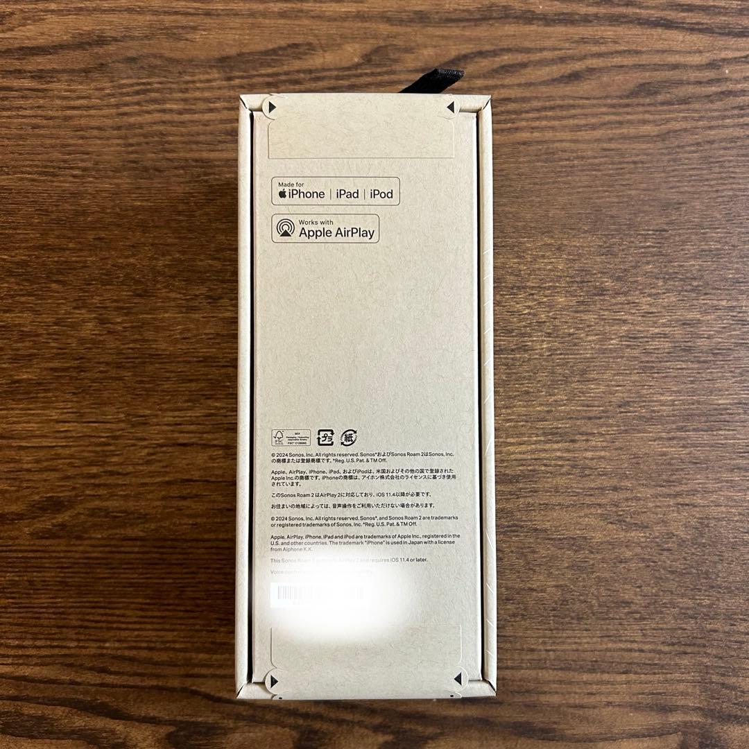 【値下げ中】【新品/未開封】Sonos Roam 2 スマートスピーカー