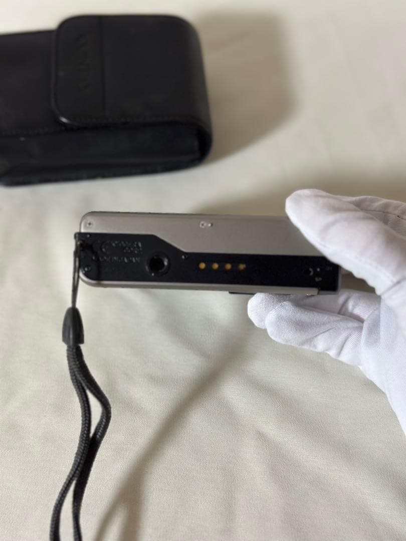 【美品】箱・ケース・当時の値札付 CONTAX T3 フィルムカメラ シルバー