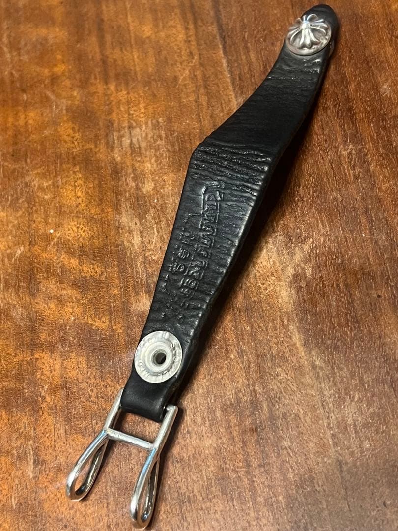 クロムハーツ クロスボールレザーベルトループ　CHROME HEARTS