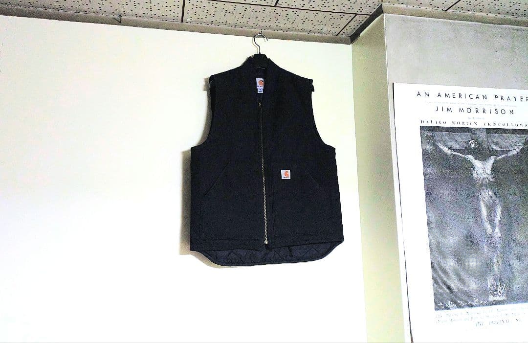 ⬛Carharttダックベスト【ブラック】USED美品✨