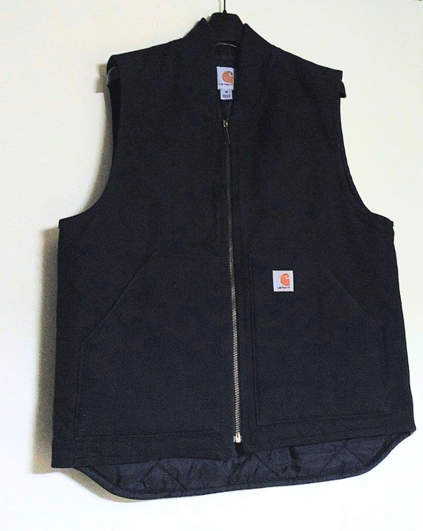 ⬛Carharttダックベスト【ブラック】USED美品✨