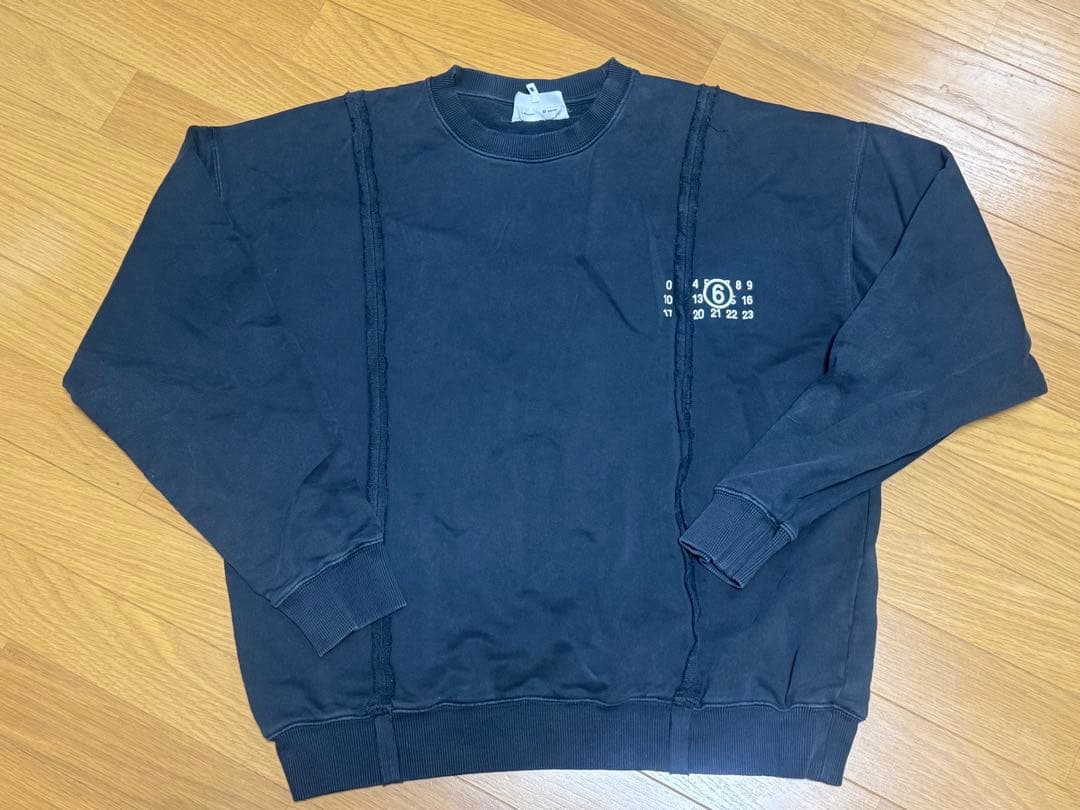 マルタンマルジェラ MM6 25SS クルーネックスウェットシャツ