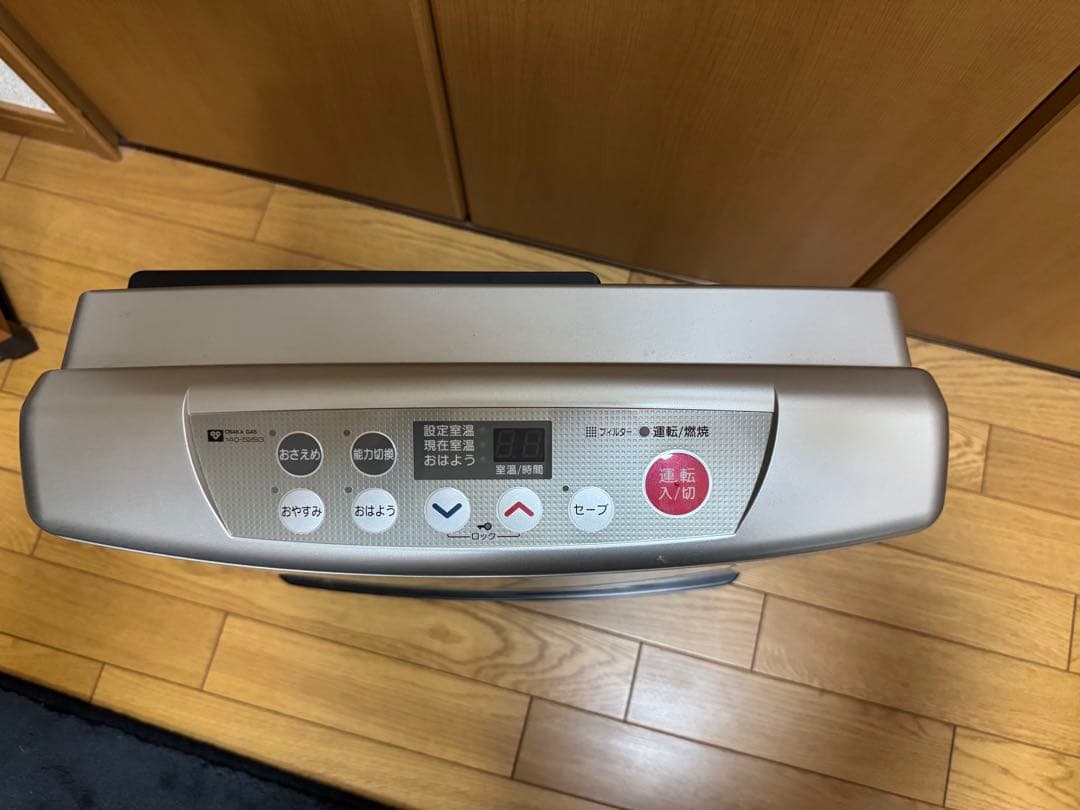 OSAKA GAS ガスファンヒーター P 140 5293 ガスホース添付