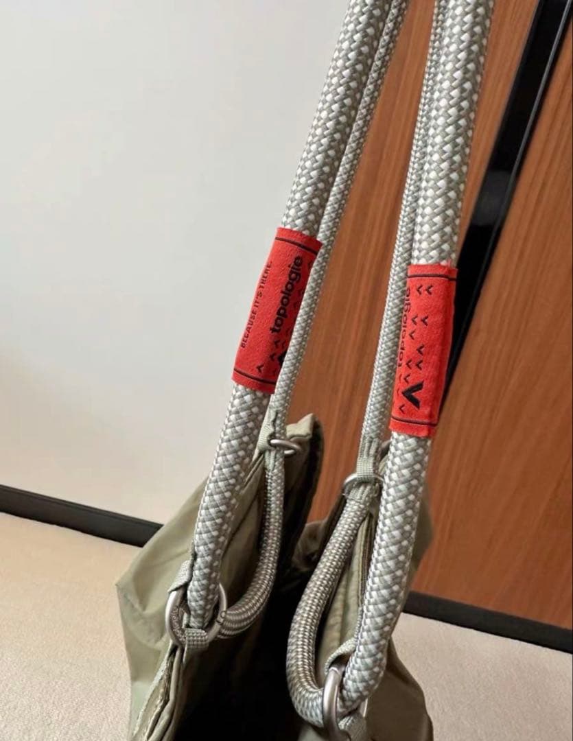 topologie オリーブグリーン エコバッグ トポロジー トートバッグ