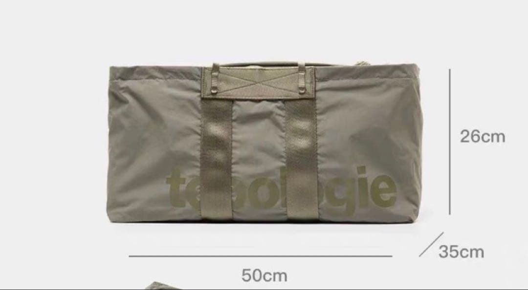 topologie オリーブグリーン エコバッグ トポロジー トートバッグ