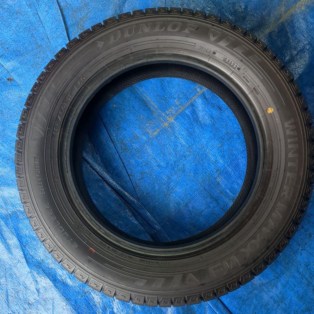 ② 185/60R15 ダンロップWM03 バリ溝 1本 送料込み