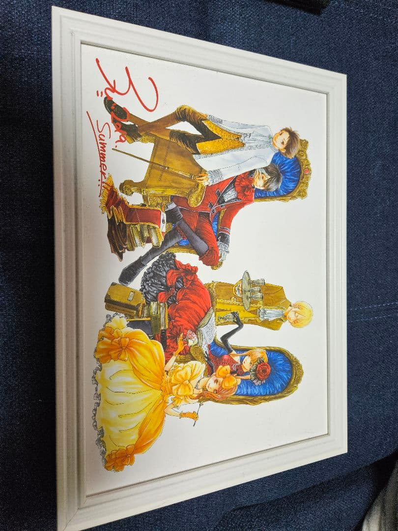 となりの怪物くん　ろびこ展　版上サイン入りミニアートグラフ