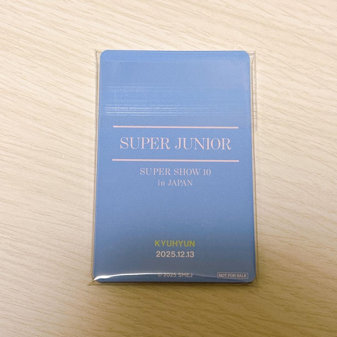 SUPERJUNIOR　SS10 　プレミアムシートグッズ　トレカ