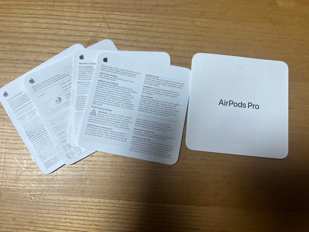 AirPods Pro2 2024年12月頃購入 イヤーチップLサイズ無し